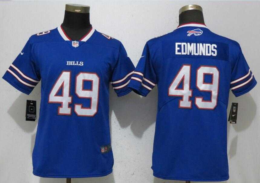 Women Nike Bills 49 Tremaine Edmunds Royal 2018 Vapor Untouchable Limited Jersey,We sell and wholesale Women Nike Bills 49 Tremaine Edmunds Royal 2018 Vapor Untouchable Limited Jersey on line form chian!